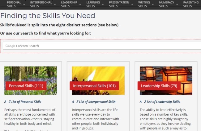 Website Skills You Need