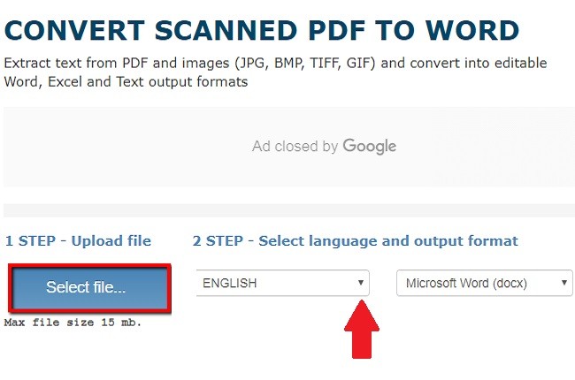 Create searchable PDF online