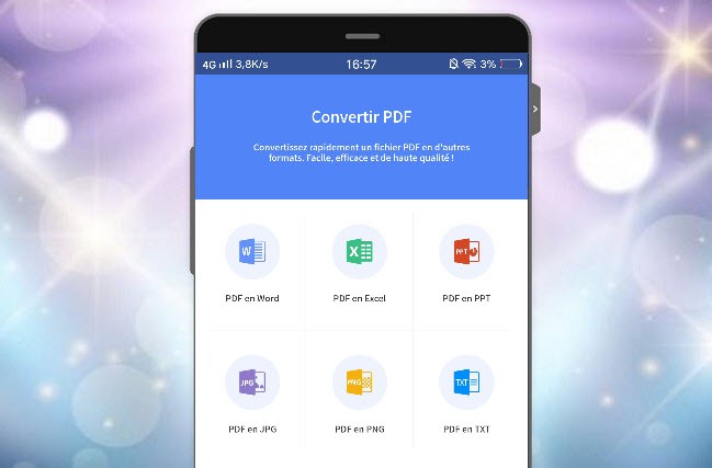 convertir une photo en PDF sur mobile avec convertisseur pdf apowersoft