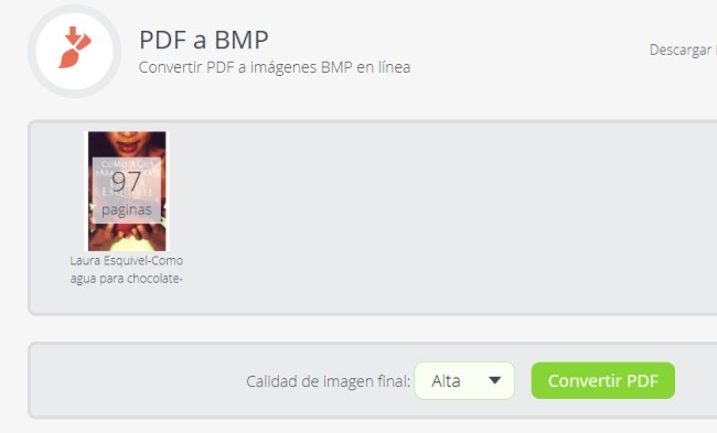 convertir pdf a bmp gratis