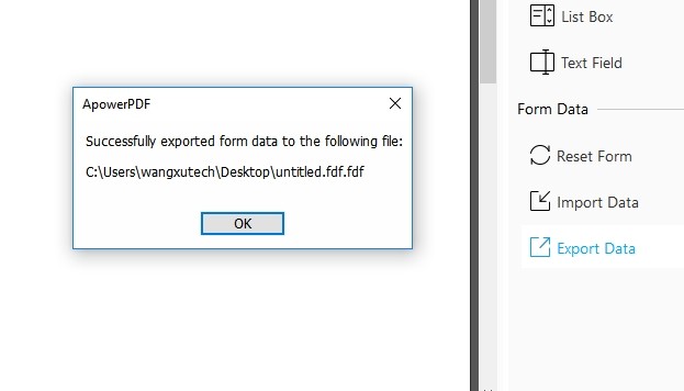 Export Forms Data