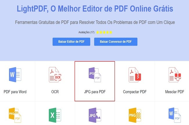 converter JPG para PDF em Mac