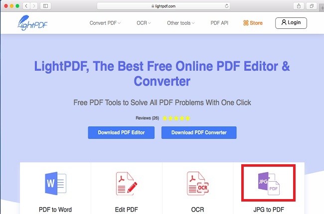 convert JPG to PDF on Mac