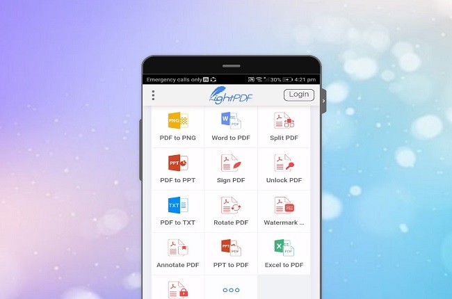 PPT to PDF converter app for Android