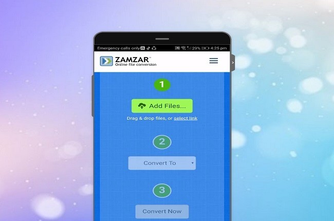 Zamzar App