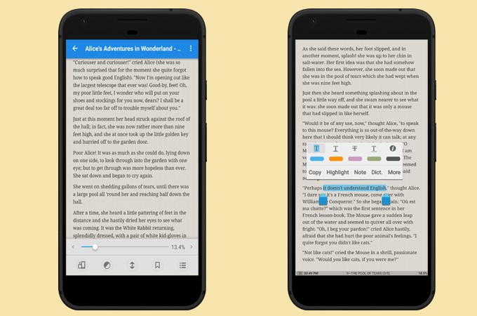 Lettori di ebook Android