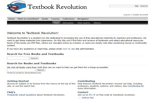 sites for free college textbooks