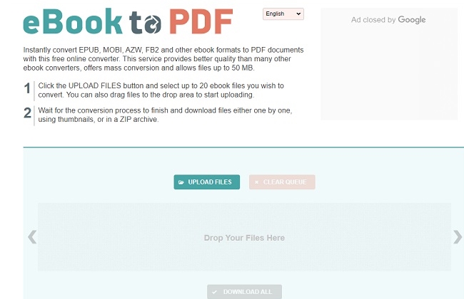 app para convertir EPUB a PDF gratis