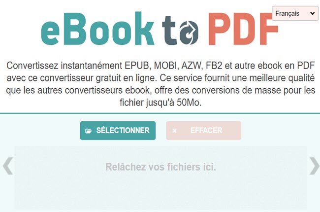 ebook to pdf pour convertir un epub to pdf