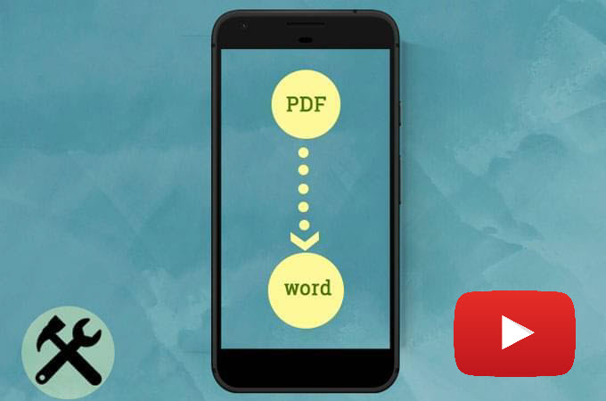 convertir un pdf en word sur Android