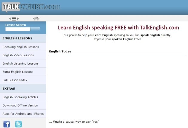 Talk English