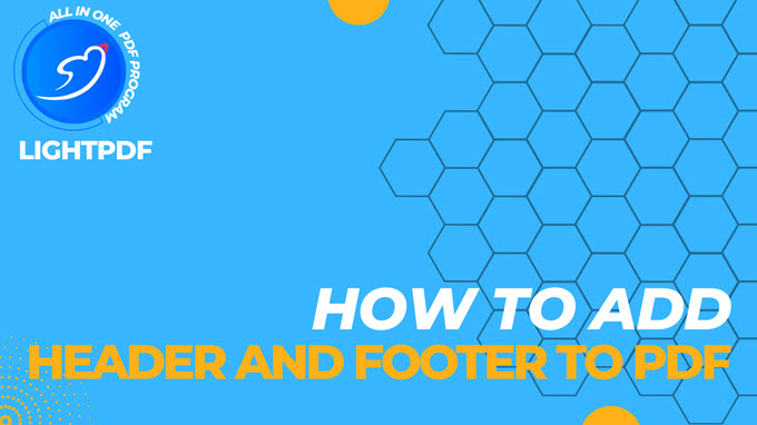 video guide to edit PDF header/footer