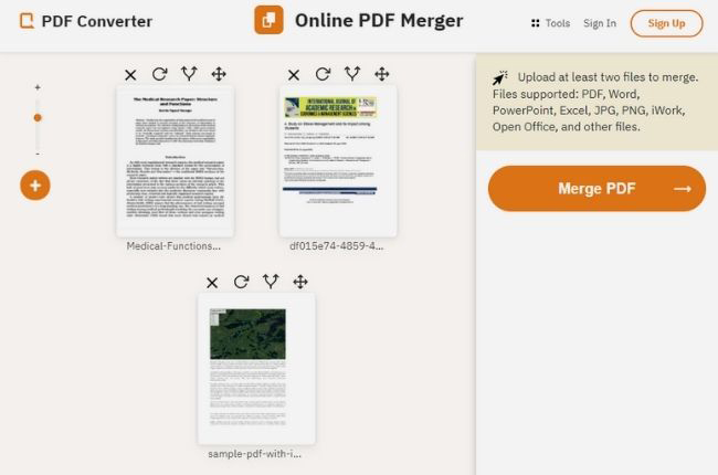 pdf converter merge