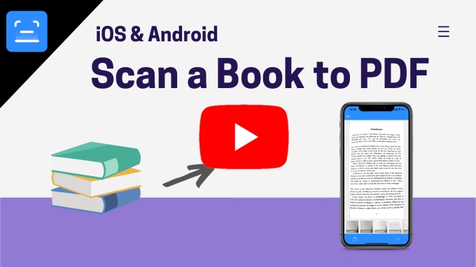 scan a book to PDF