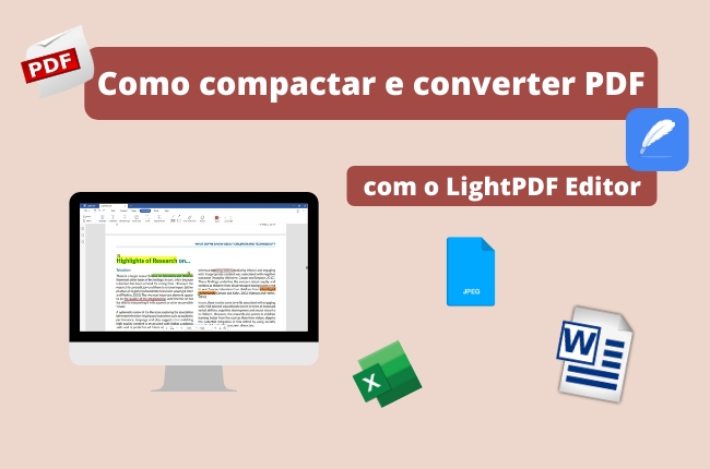 compactar e converter PDF 