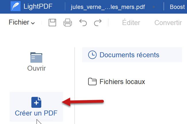 créer un PDF OCR