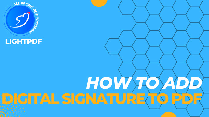 video guide to add digital signature in PDF