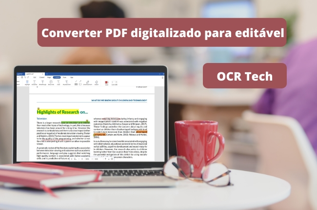  converter PDF digitalizado