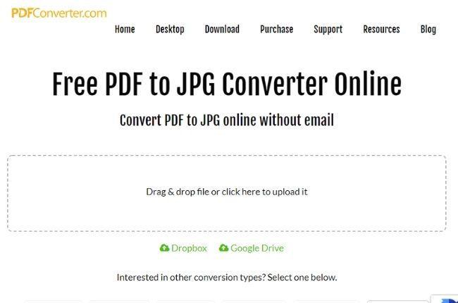 PDFconverter.com convert PDF to JPG