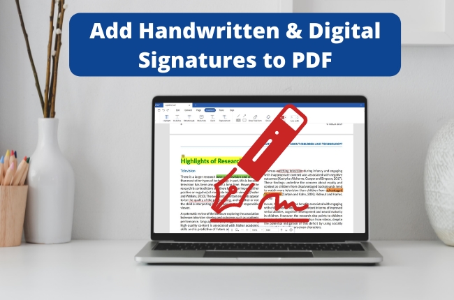 add digital signatures