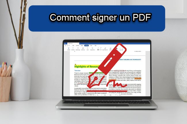 signer un PDF