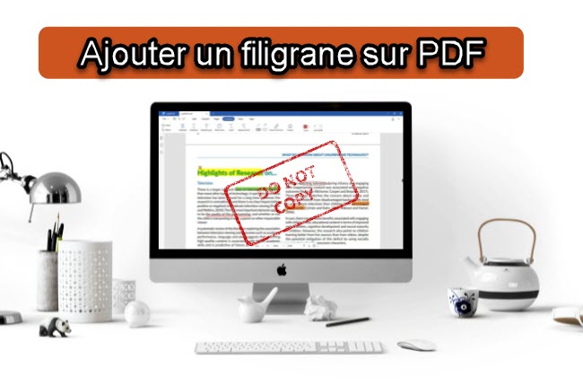 Ajouter un filigrane sur PDF