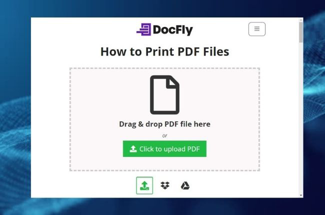 PDF mit Docfly ausdrucken