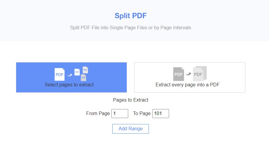 LightPDF split  Page