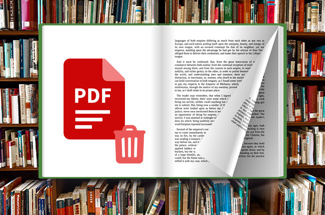 delete PDF blank pages