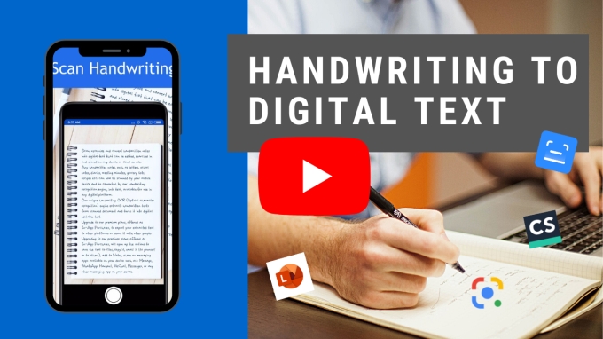 convert handwriting to digital