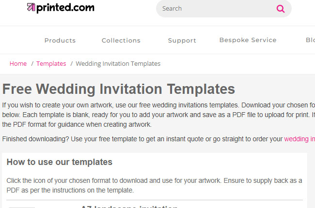 pdf weddiing invitation