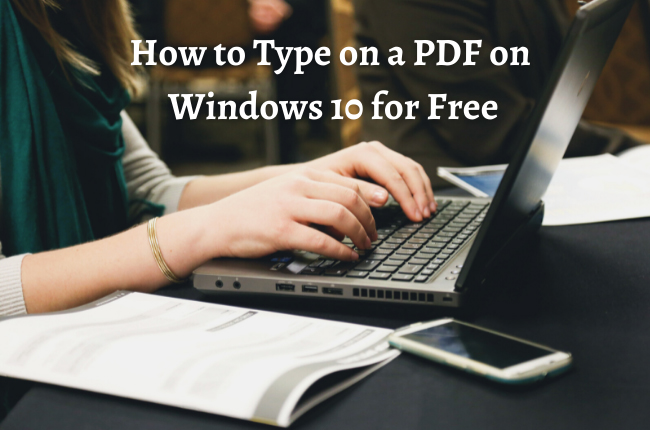 type on pdf windows