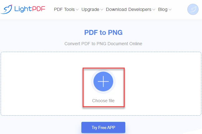 convert PDF to PNG