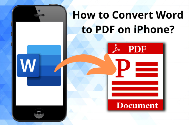 Convert Word to PDF on iPhone