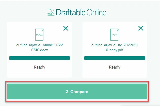 draftable compare pdf word