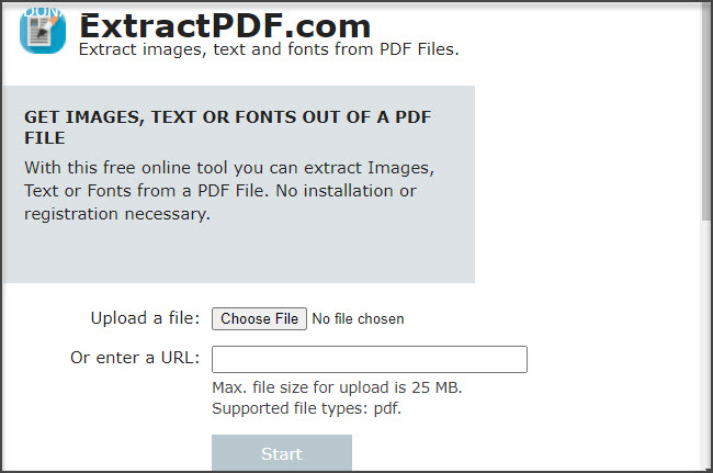 ExtractPDF  Extract Image from PDF