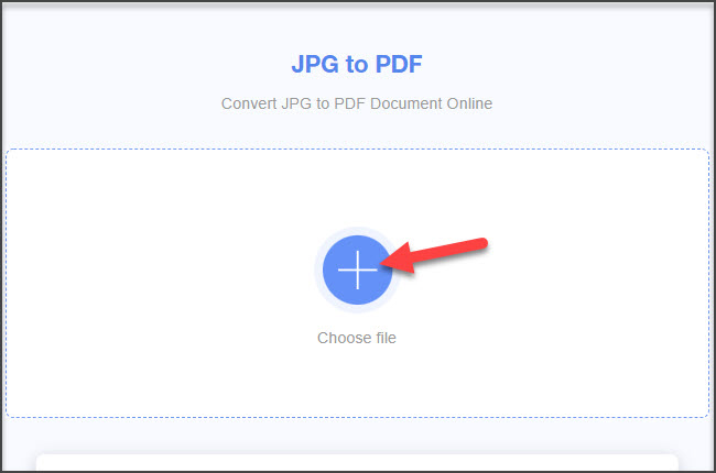LightPDF JPG To PDF