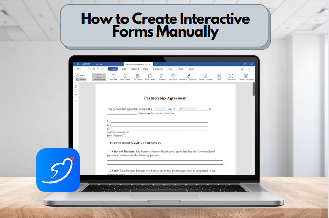 create interactive forms