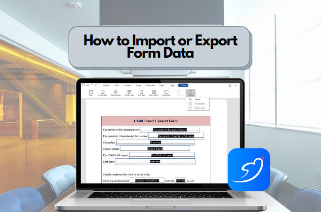 export and import form