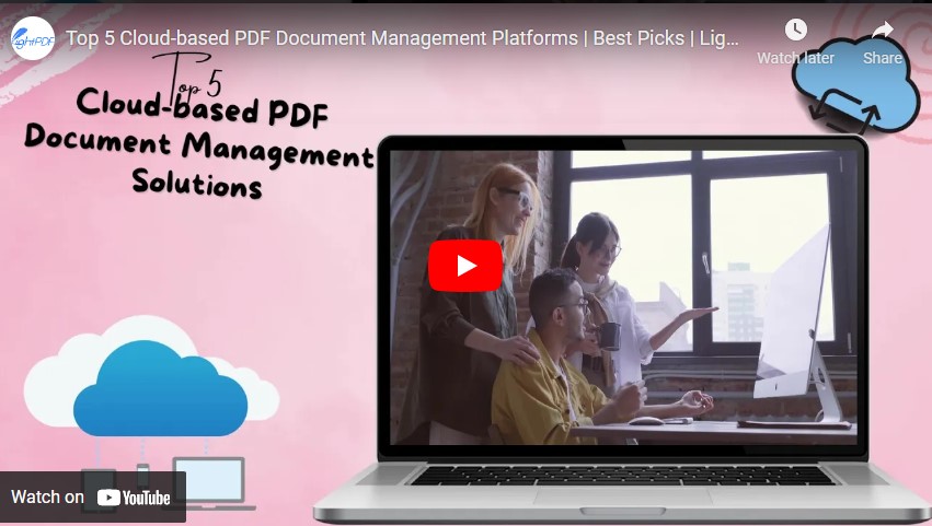 youtube video cloud-based PDF document