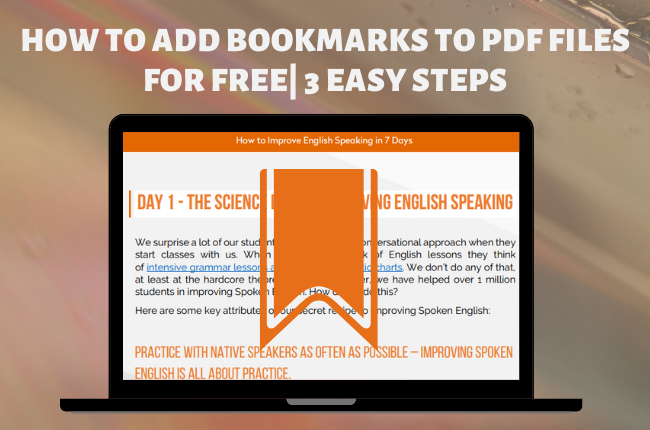 add bookmarks to pdf online