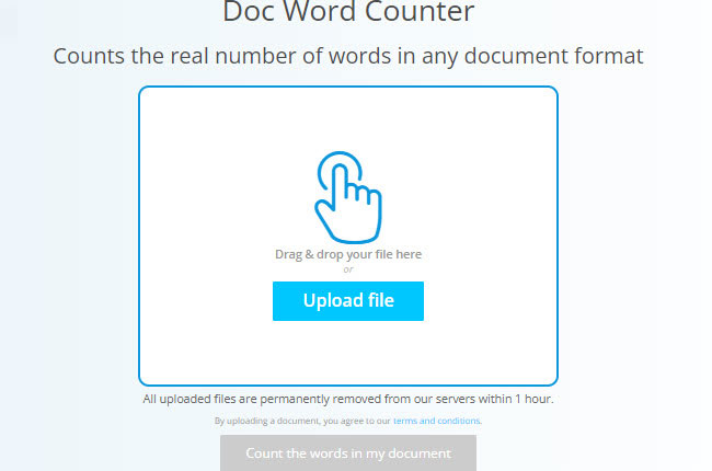 online pdf word counter