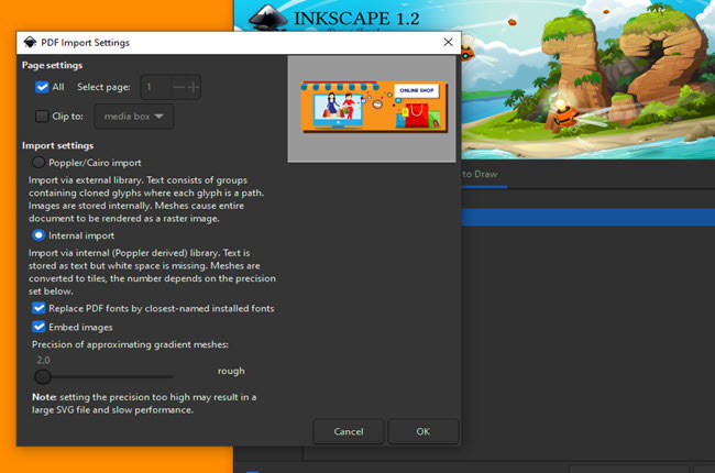 inkscape import ai file