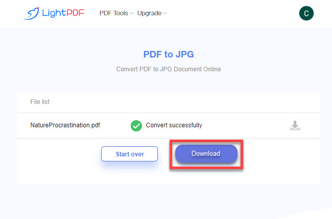 LightPDF PDF Download