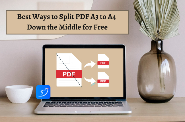 Split PDF A3 to Two A4