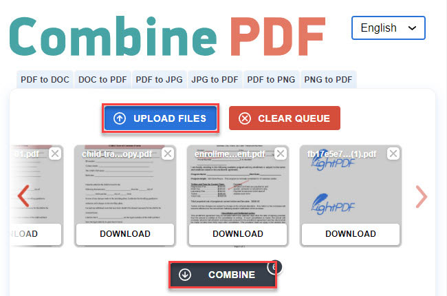 merge PDF documents using CombinePDF
