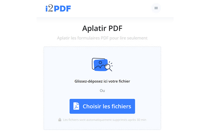 convertir pdf en lecture seule avec i2pdf