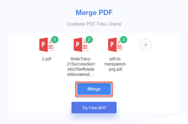 merge PDF online