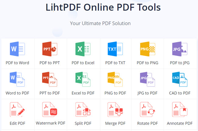free online PDF converters