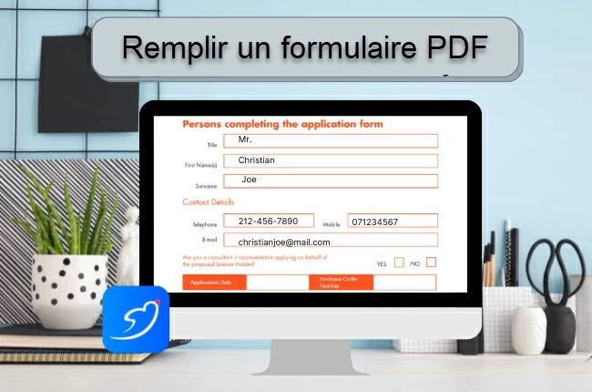 remplir un formulaire PDF